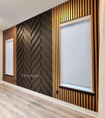 Beautiful unique fluted wall panels image 2