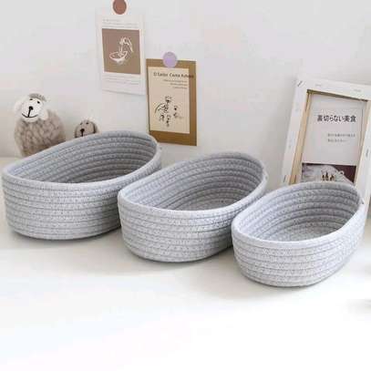 Woven Nordic Cotton Rope Storage image 2