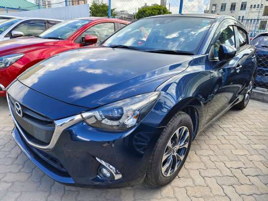 Mazda Demio petrol dark Blue 2017 image 4
