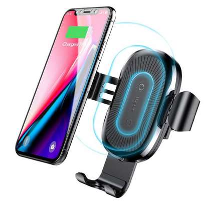 BASEUS GRAVITY AIR VENT CAR HOLDER / QI WIRELESS CHARGER image 1