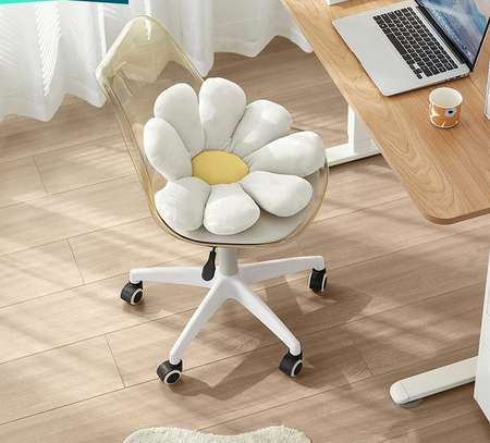 Acrylic Dining Chair –Colorful Transparent Swivel Seating image 5