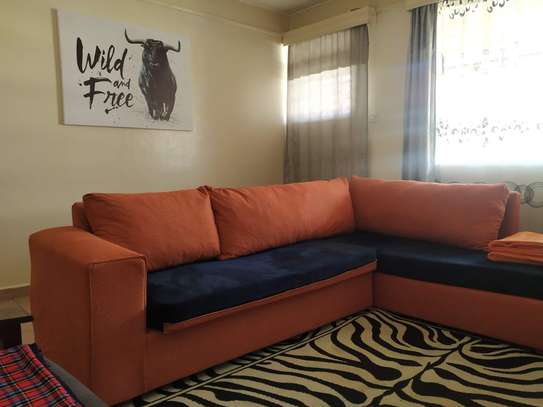 Sectional L Seat Sofa + Balcony Lounge bed image 7