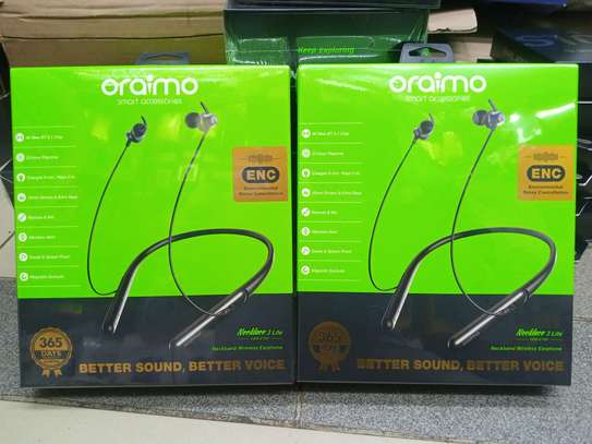 oraimo Necklace 3 Lite Neckband Wireless Earphone E75D image 1