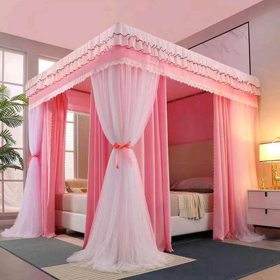 4 stand canopy mosquito net size 6*6 image 1