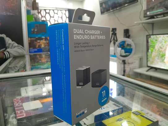 GoPro Dual-Battery Charger with Two Enduro Batteries image 2
