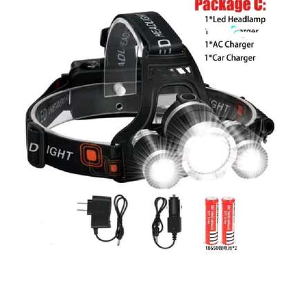 LED headlamp . 3 modes, strobe and waterproof image 1