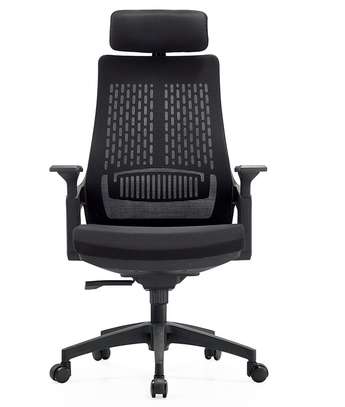 Office Chair : Ergonomic Headrest Mesh Office Chair image 6