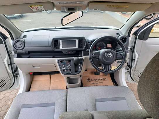 Toyota passo white color 2017 model fully loaded. image 5