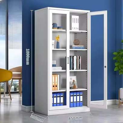 Glass Door Office Storage Cabinet image 8