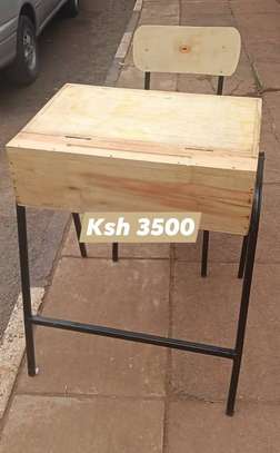 School desk and chair ( school lockers. image 13