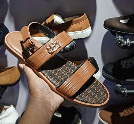 Legitimate geniune leather unisex designer sandals image 8