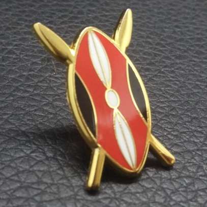 Shield Kenya Lapel Pin Badge image 1