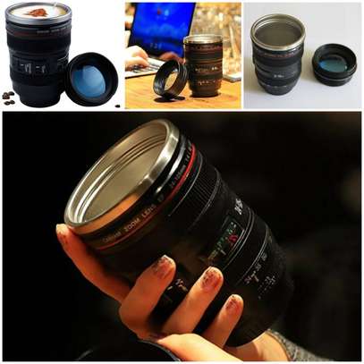 Tmango Camera Lens Coffee Mug With Retractable Lid image 2