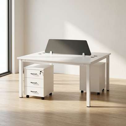 2 Way Modern Shared Work Desk image 2