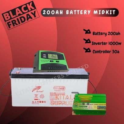 Ritar Battery 200ah/20hr Midkit image 1
