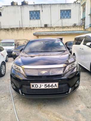 Toyota Harrier premier black 2015 image 1