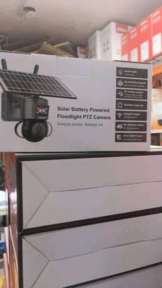 Solar floodlight CCTV camera supply and installation image 1