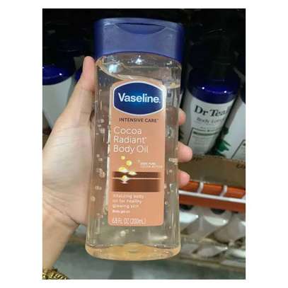 Vaseline Cocoa Radiant Body Oil With Cocoa Butter Gel-200ml image 1