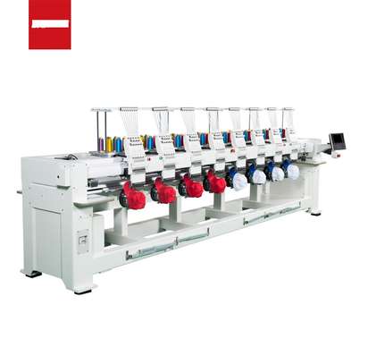 8Head Computerized Embroidery Machine for Cap Shoe Design image 1