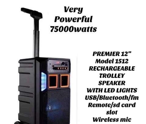 Premier Trolley Speaker With Microphone image 1