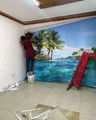 3D WALL MURALS / PAPER (Durable And Reusable) image 1