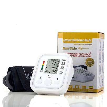 Jziki Electronic Blood Pressure Monitor With Voice Function(FREE BATTERIES) image 1