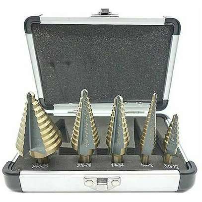 HSS TITANIUM STEP DRILL BIT SET FOR SALE! image 3