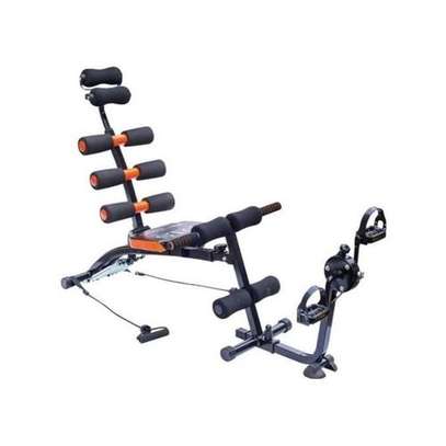 Wonder Core Seven Pack Wonder Core - Gym ABS Exercise Fitness Machine With Peddles Cycle - Bench Chair Bike image 1