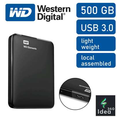 500gb WD External Hard disk image 2