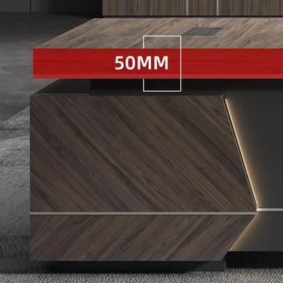 Office Desk:  240cm Integrated Layout Executive Office Desk image 3