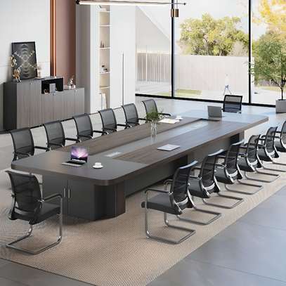 Office Table: 3m High-Capacity Conference Table image 5