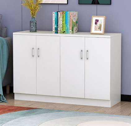 Wooden 4 Door Lockable Storage Custom Office Cabinet image 7