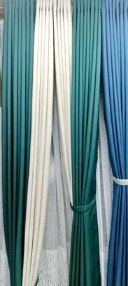Plain colored curtains image 3