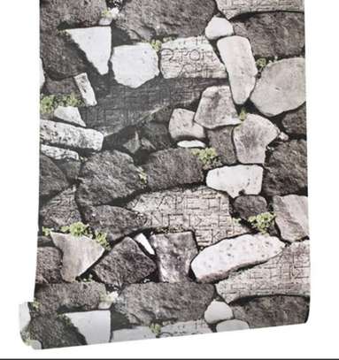 Brick adhesive wallpaper image 1