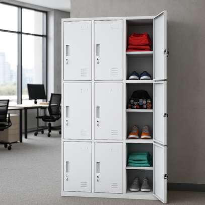 Office Cabinet: Nine Lockers Executive Office Cabinet image 3