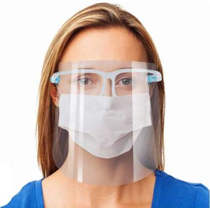 PVC Anti-exhaust Safe Reusable Clear Antifog Face Shield image 1
