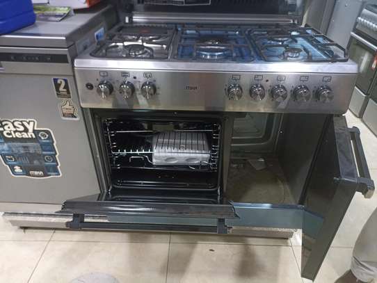 Mika 60 by 90 1 electric 4gas cooker on offer image 2