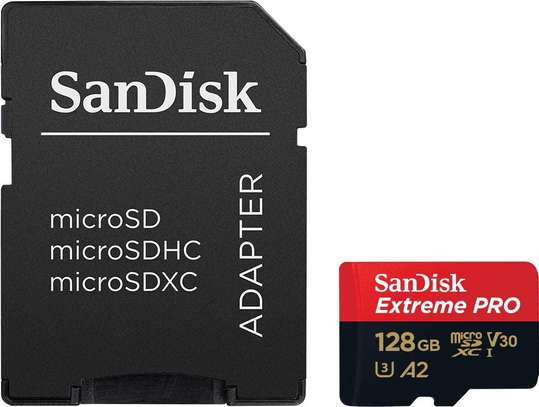 SanDisk 128GB Extreme PRO   Memory Card image 1