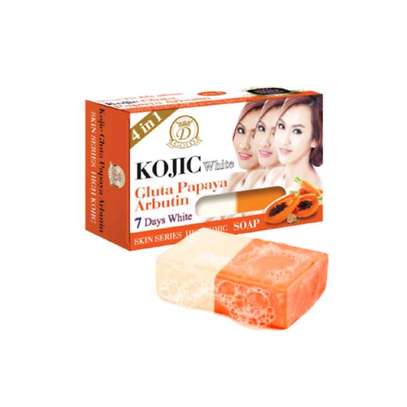Kojic White Gluta Papaya Arbutin Soap image 1