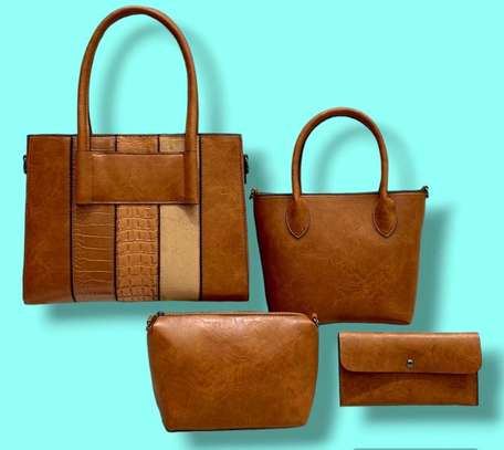 Leather hand bags image 3