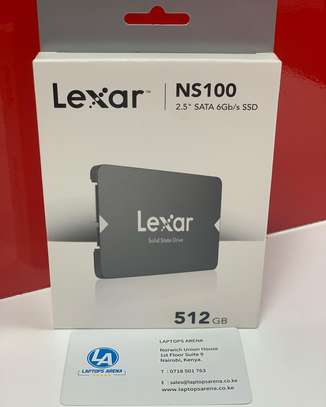 Lexar NS100 512GB 2.5” SATA III Internal SSD, image 1