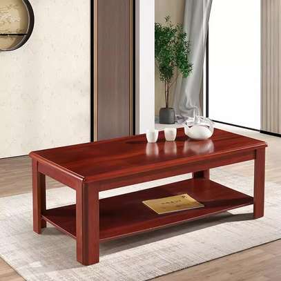 1.2m Executive Coffee Table – Mahogany Look image 6
