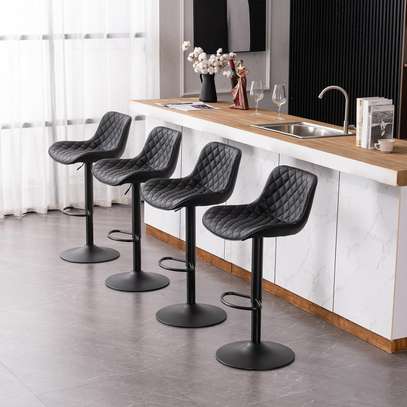 Barstools: Adjustable Seat Height Barstool For Homes image 4