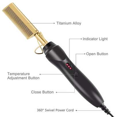 Electric hot comb   Heat adjustable image 3