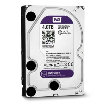 cctv and desktop hard drives 4tb purple. image 1