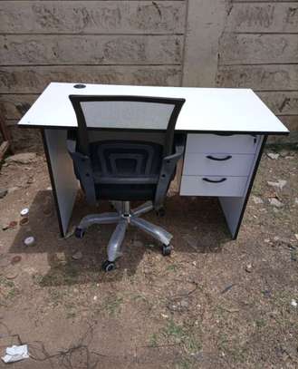 Study desk with a swivel seat image 1