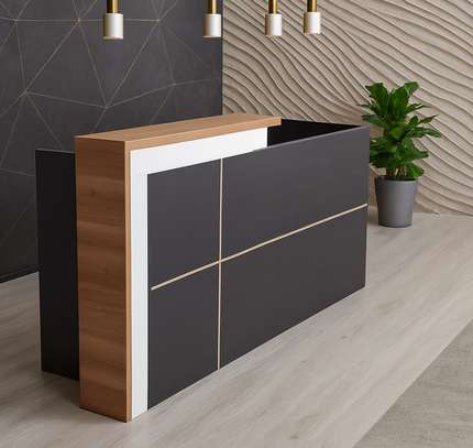 Wooden 1800mm Office Reception Desk image 8