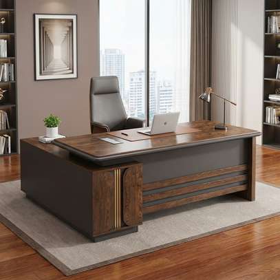 1.6M Executive L-Shaped Office Desk image 8