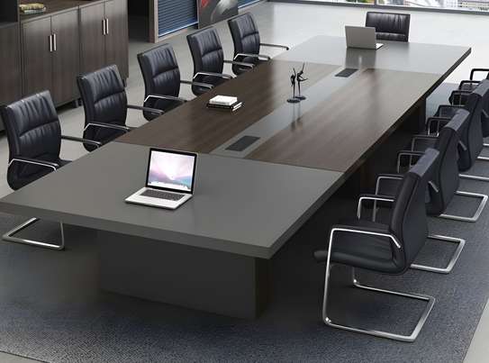 Office Table: 3000cm Rectangular 12-Seater Boardroom Table image 6