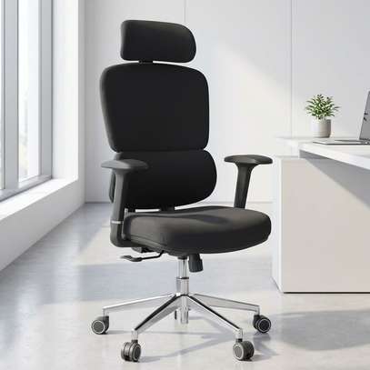 Office Chair; High Back Orthopedic Fabric Office Chair image 12